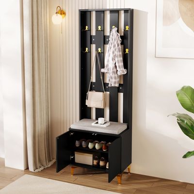 MRBLS Armoire à Chaussures Avec Banc – Design Moderne Et Qualité