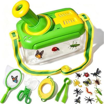 Jouet Attrape-insectes Kit Exploration Insectes MeYuxg - Attrape-Insectes, Loupe Et 12 Faux