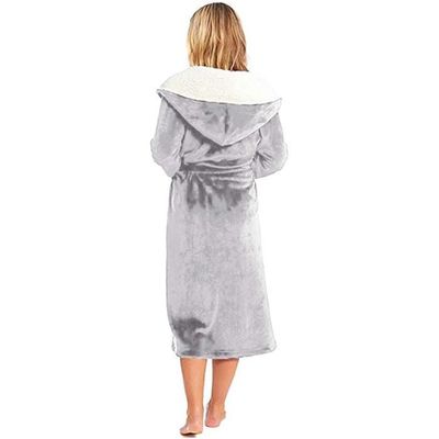 Peignoir Femme en Velours Ultra Doux Robe De Chambre Longue