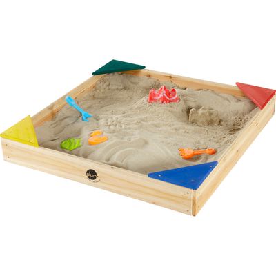 Spielwerk Bac à sable en bois d'épicéa SAMI 120x120cm toit réglable de  protection UV jeu pour enfants extérieur jardin - Cdiscount Jeux - Jouets
