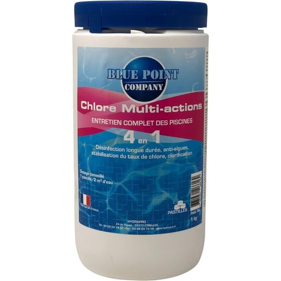 Chlore Multifonctions Piscine 1KG - Traitement Tout-en-Un à Multiples ...