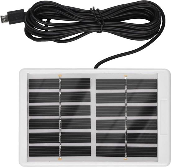 LEX Panneau Solaire Polycristallin 0.7W 1.5V Mini Chargeur De Module D'alimentation Portable