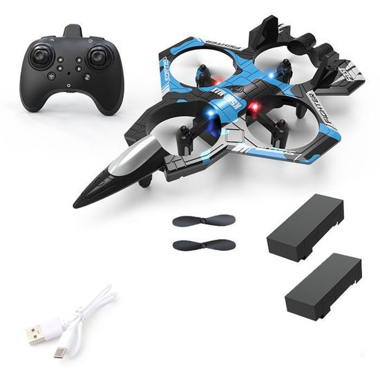 Avion Télécommandé Gosknor – Modèle En Mousse 2,4 GHz – Vol Stationnaire, Loopings 360°, Vitesses Réglables