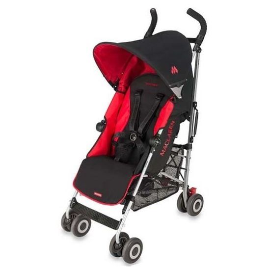 Poussette Maclaren Quest Black Scarlet Limited E Cdiscount