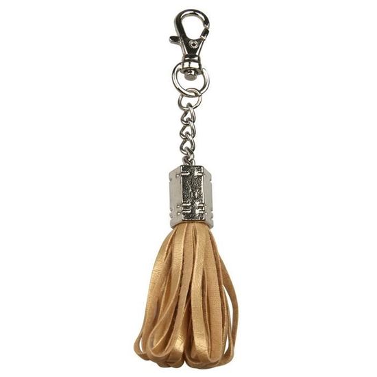 Pompon Porte Cle Polyurethane Or 100 7648 Achat Vente Porte