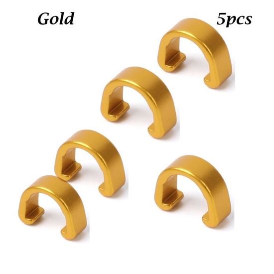 BOGEEL Lot de 10 clips de câble de vélo en alliage d'aluminium pour vélo de montagne - Clips de câble de frein fixes - Boucle de cadre en alliage BOGEEL Lot de 10 clips de câble de vélo en alliage d'aluminium pour vélo de montagne - Clips de câble de frein fixes - Boucle de cadre en alliage