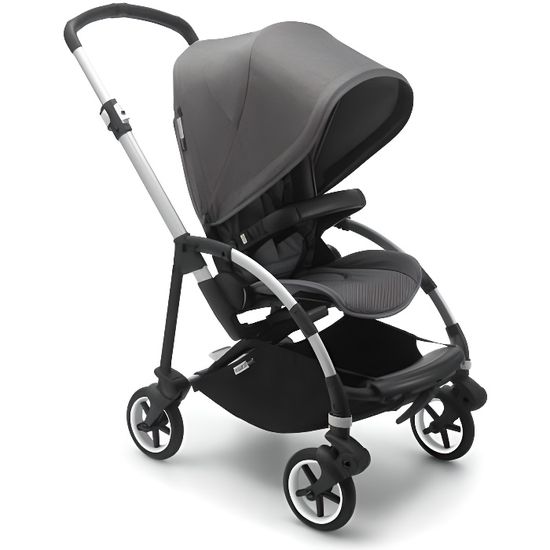 Poussette citadine Bugaboo Bee6 Gris Chin Cadre Alu 4 roues