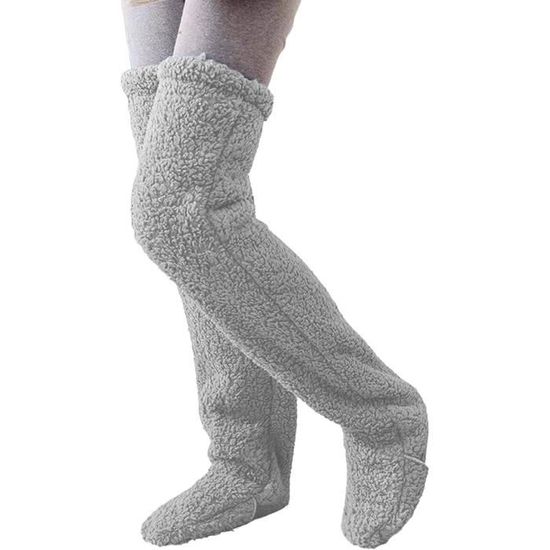 Chaussettes / Bottes Thermiques Ultralégères - Homme/Femme - Noir, Taille L/10-12 (NEUF Sans étiquettes)