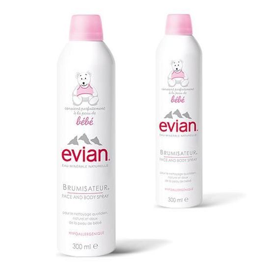 Lot De 2 Brumisateurs Evian Bebe 300 Ml Cdiscount Au Quotidien