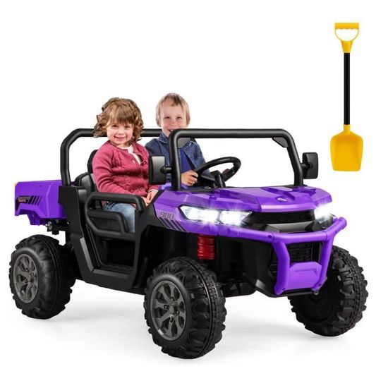 Tracteur Pour Enfants 12 V Avec Remorque Amovible Et Voiture Jouet