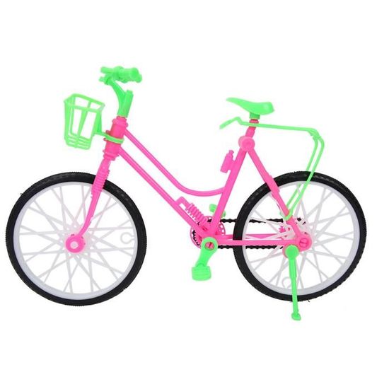 Siège De Vélo Pour Poupée Universel Avec Autocollants DIY - Accessoire Fun Pour Filles Et Enfants