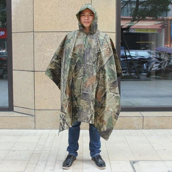 Poncho De Pluie Imperméable Réutilisable Adulte - Unisexe, Léger, Pliable, Pour Randonnée, Festival, Voyages - 8