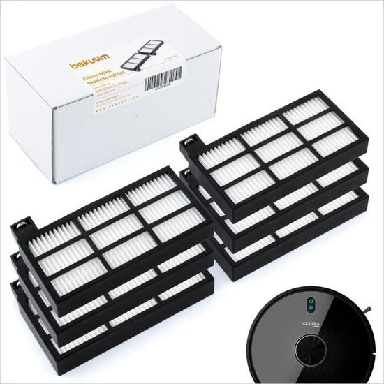 Lot De 6 Filtres De Rechange IW Series Shark Detect Pro – 3 Post-Motor + 3 HEPA, Compatible IW1511UK IW3510UK IW3611UKT