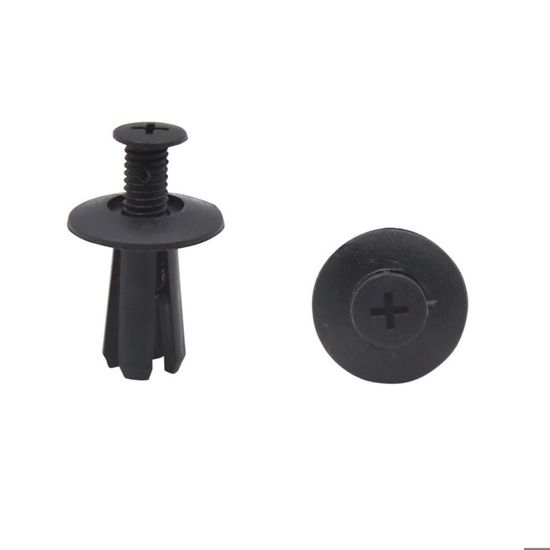 50 Clips De Plástico Para Paragolpes Y Puertas De Coche - 23mm, Para Agujeros De 8mm