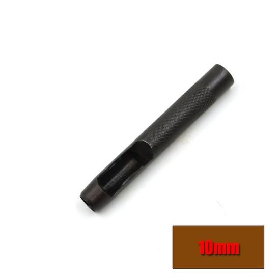 POINCON,10mmEnsemble de poinçons creux en acier, joint en cuir, trou de ceinture, accessoires