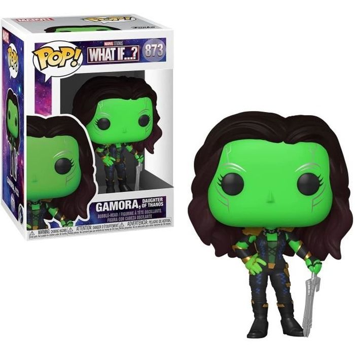 Figurine Funko Pop! Marvel Studios : What if…? - Gamora (Fille de Thanos) -  Cdiscount Jeux vidéo