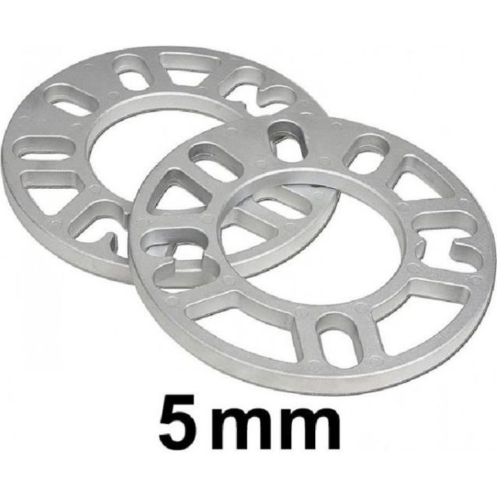 ADNSP0005 Elargisseurs de voie Universels - 5mm - 4 et 5 trous - ADNAuto