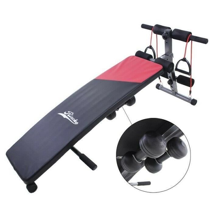 Abs Banc avec des haltères. Banc Abdominaux - Banc de musculation pliable