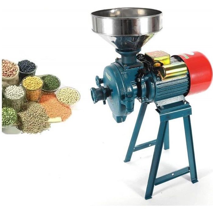 Grinder Grande rectifieuse Moulin à grains électrique sec et humide grain café maïs poivre fruit