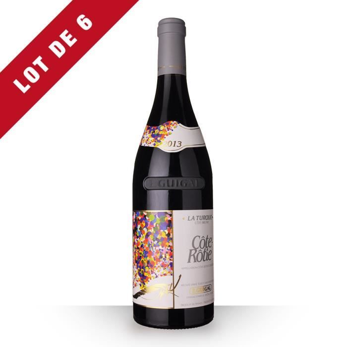 6X E. Guigal La Turque 2013 Rouge 75cl AOC Côte-Rôtie - Vin Rouge