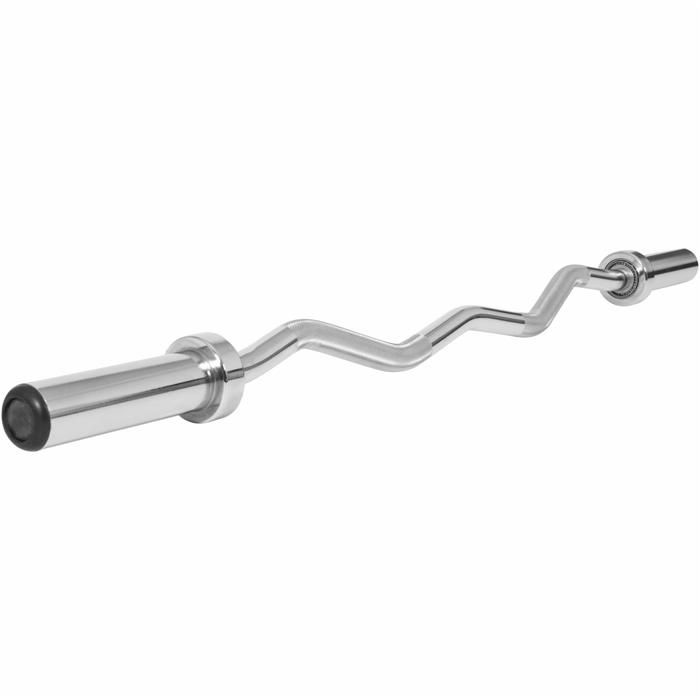 Barre curl 50mm avec stop disques 120cm