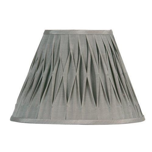 Oaks Lighting Abat-jour plissé Satiné Gris Impo…