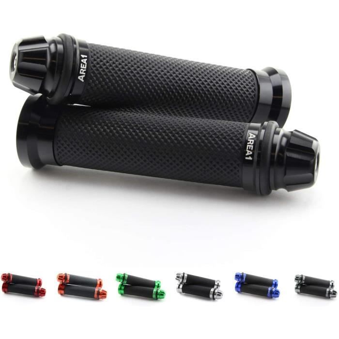 Poignées de guidon universelles pour moto-scooter 22-24-25 mm (Dome)