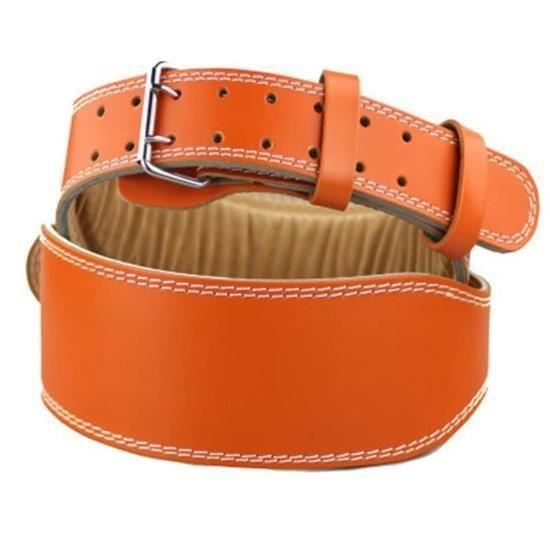 4” Poids de levage Ceinture en cuir Retour Gym soutien Sanglé Fitness Training Puissance ni137