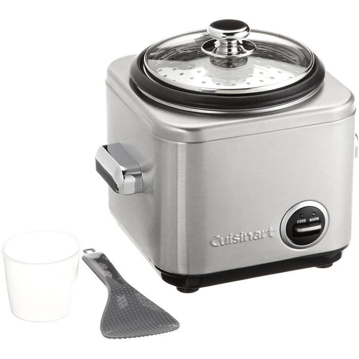 Cuisinart CRC400E Cuiseur à riz et céréales multifonctions, 6 personnes, Cuisson vapeur