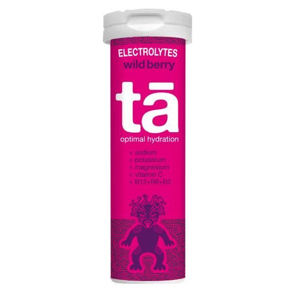 Tā Energy Hydratation Pastilles d'Électrolytes Fruits Rouges 12 unités