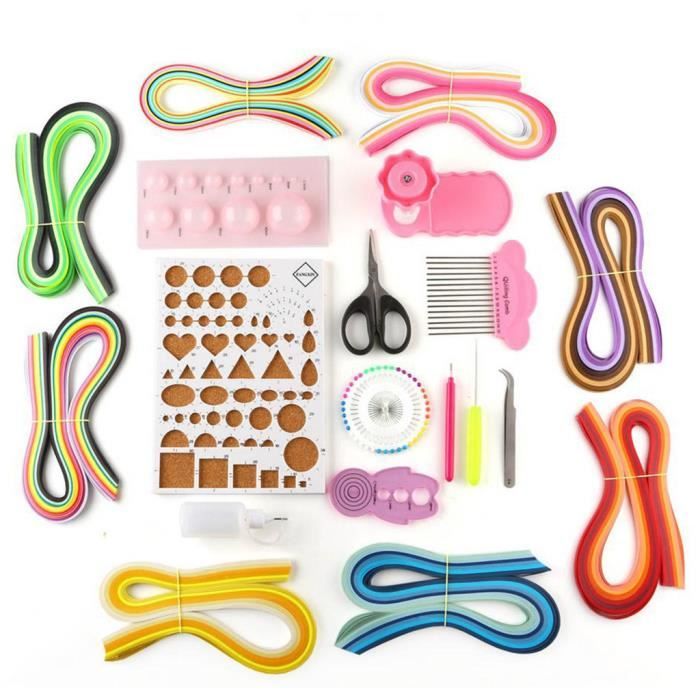 Quilling Kit Tool 3mm Paper Accessories Set W Quilling Strips DIY Design Tool Mishuowoti 204