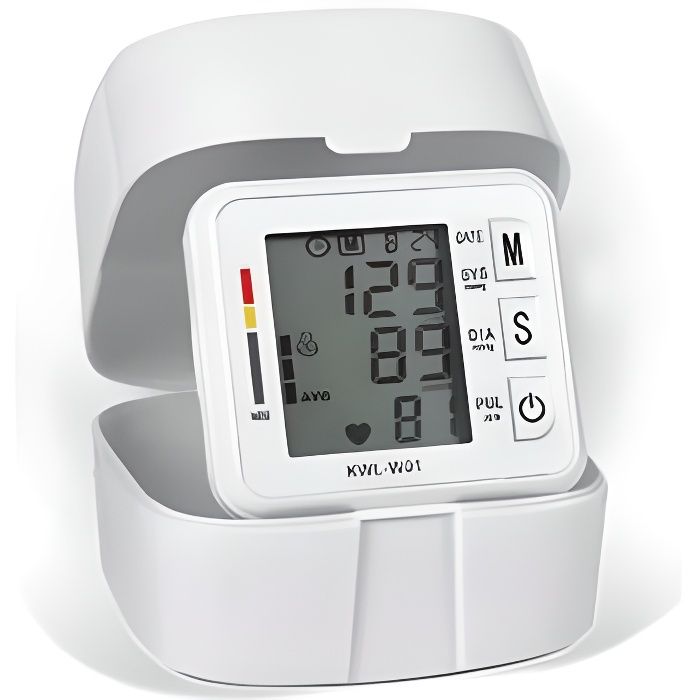 Moniteur de pression artérielle numérique, Tonomètre de fréquence cardiaque portable, tensiomètre électronique