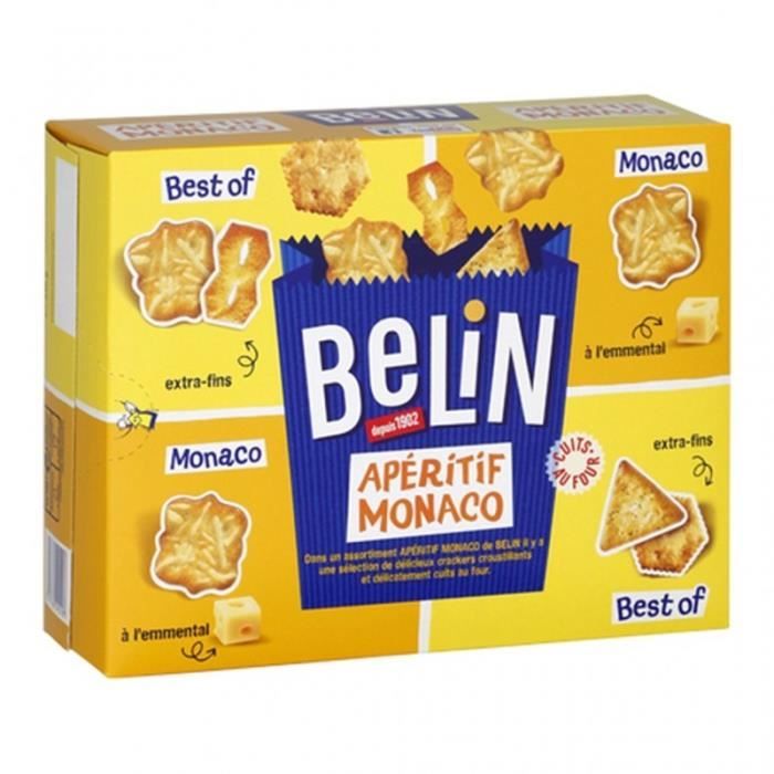 Belin L’Apéritif Monaco 4 Compartiments Fraîcheur 340g (lot de 4)
