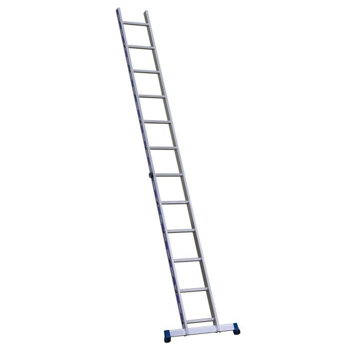 CENTAURE Échelle simple KS PRO - 3,95 m - 14 barreaux striés 4 faces