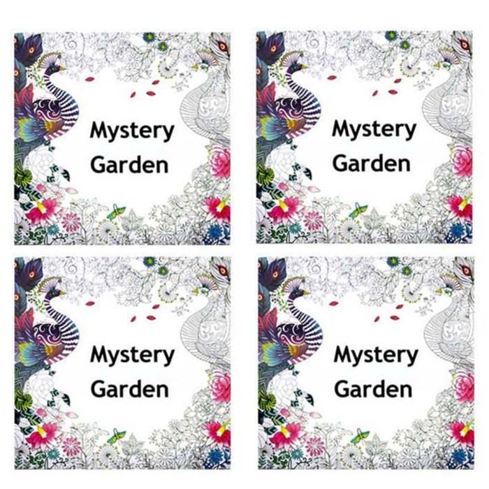 CONFO Cadeau de Noël Fun Adult Coloring Book Designs Stress Relief Coloring Book Mandalas Animaux Multicolor