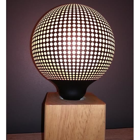 Ampoule Déco Globe Imprimé Pointillés