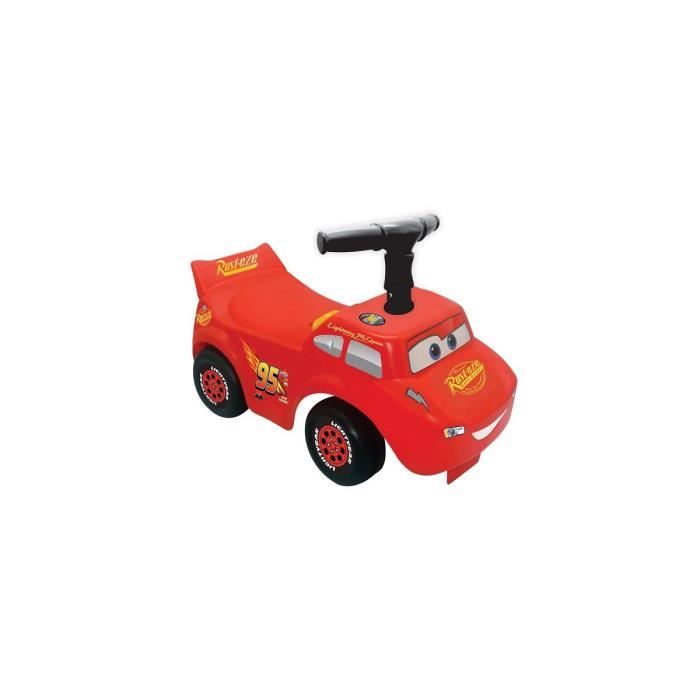 Porteur Cars 3 Flash McQueen activites sons et lumieres Trotteur Pousseur auto rouge Voiture enfant Bebe 1 3 ans