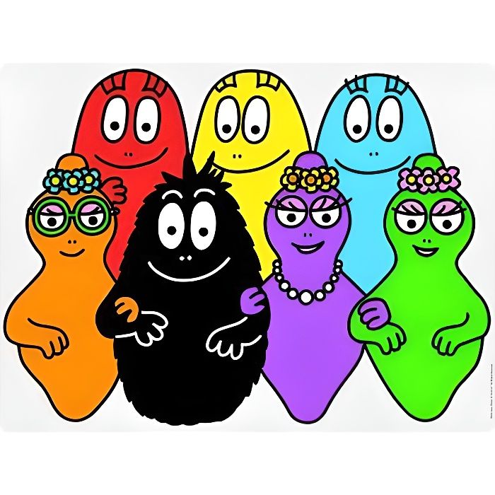 Set de table - Barbapapa : La famille