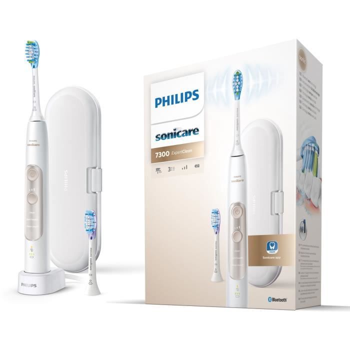Philips Sonicare HX9601 / 03 Brosse à dents électrique connectée rechargeable ExpertClean - Blanc