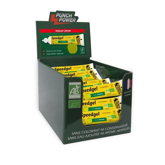 PUNCH POWER SPEEDGEL POMME - PRÉSENTOIR 40 GELS
