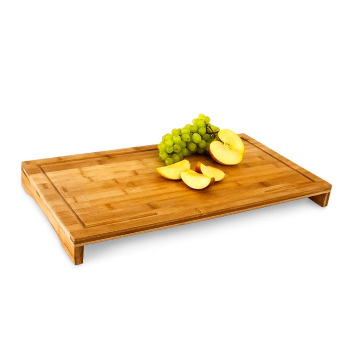 Planche à découper bambou Protège-plaque 52x29 cm