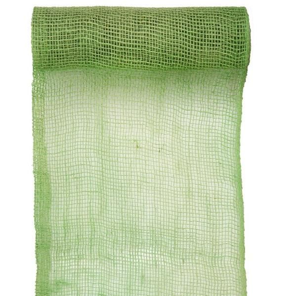 Chemin de table jute vert (x1) REF/4891