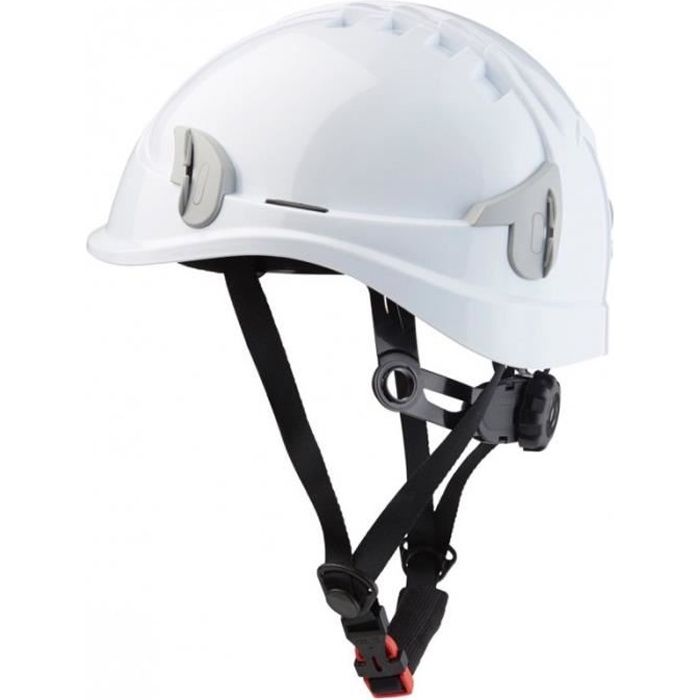 Casque de travail montagne blanc protection moins 30° SINGER aere + jugulaire mousse confort fixation 8 points