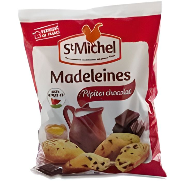 Madeleines pépites chocolat 400 g St Michel
