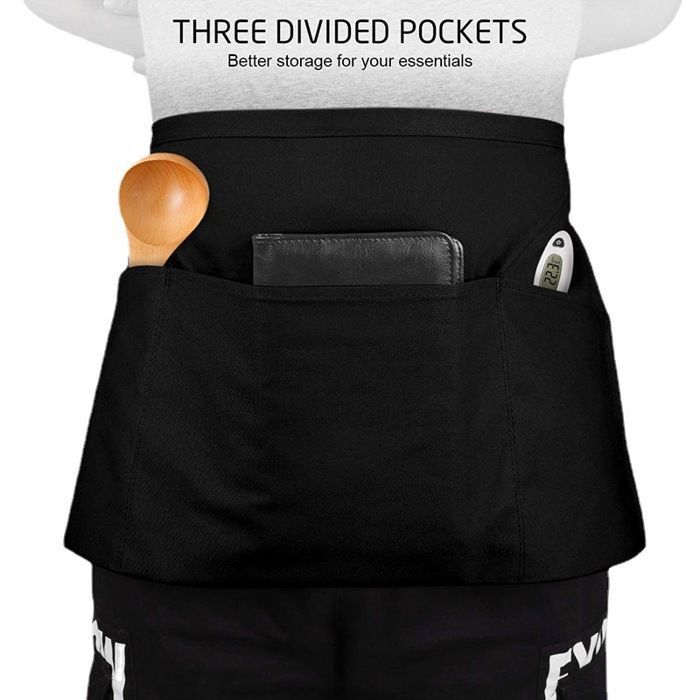 Fdit Tabliers De Cuisine,demi-tabliers Réglables Tablier D'argent En