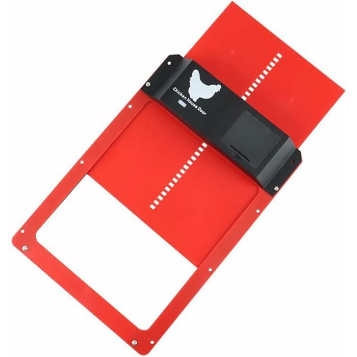 Meilleurs prix pour Porte De Poulailler Automatique avec Détection De Lumière, Facile À Installer Et À Utiliser, Minuterie D'ouverture De Porte Durable