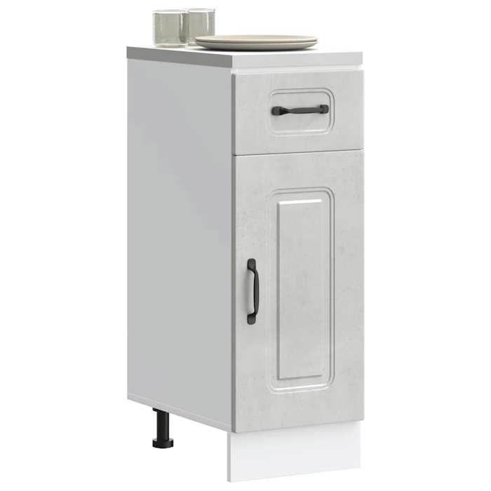 Armoire De Cuisine Kalmar Sonoma Gris Bois D