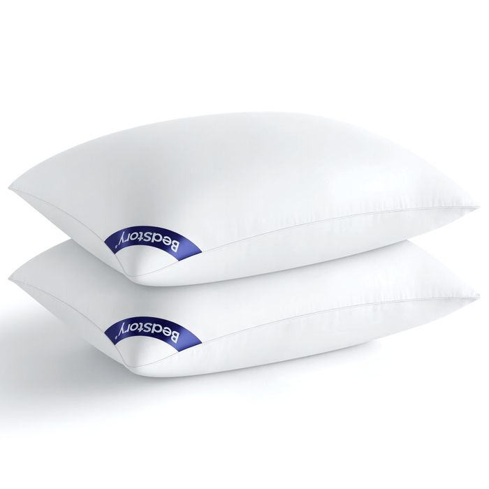 BedStory Lot de 2 Oreillers 50x70cmconvient pour Lit Canapé Chaise
