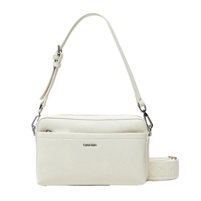 Sac à Main Ecru Femme Calvin Klein Jeans Ck Must Convertible