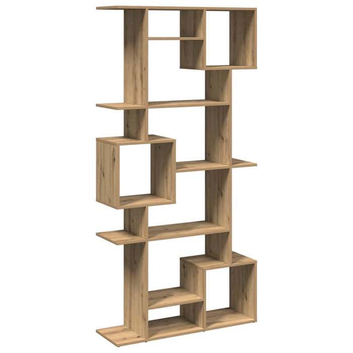 SALE 2026Bibliothèque - Colonne/Meuble Étagère de rangement pour livres - chêne artisanal 92x29x188cm - bois dingénierie 37.2 Kg